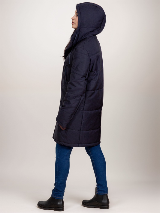 Parka Acolchada Reciclada | Vegan Coats & Jackets