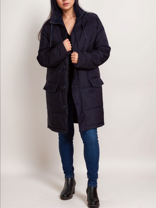 Recycled Quilted Parka | Vegan Coats & Jackets