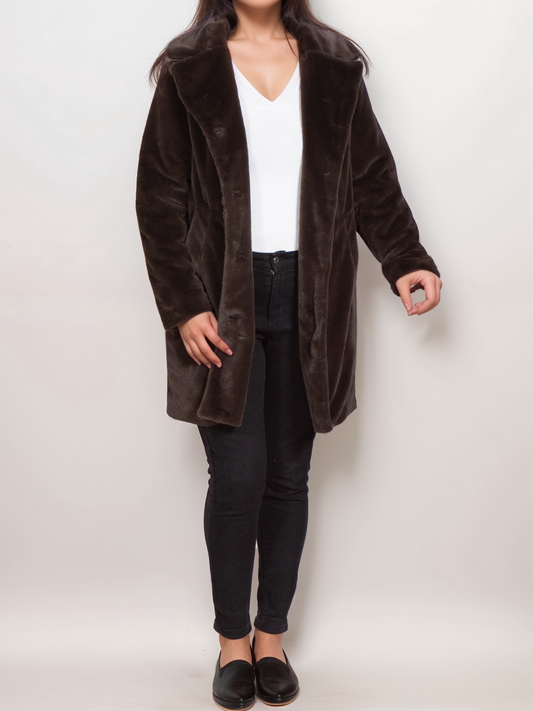 Recycled Vegan Fur Coat | Vegan Coats & Jackets