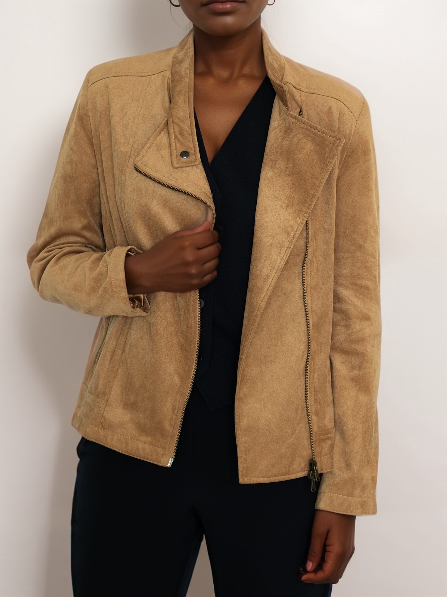 Vegan Suede Jacket