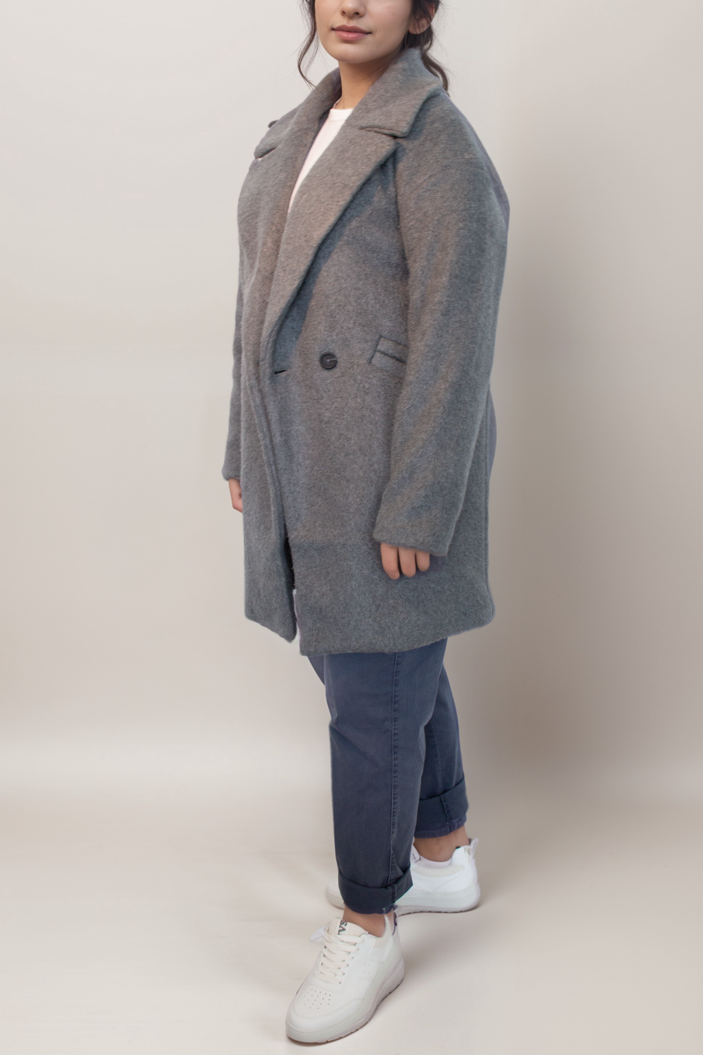 Vegan Wool Oversize Coat