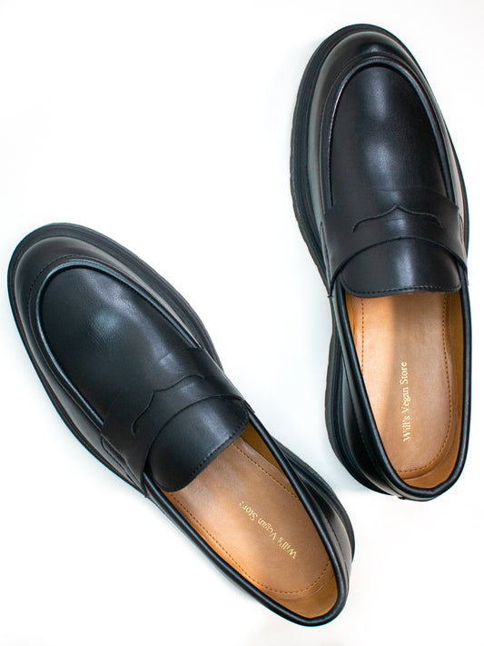 Chunky Sole Loafers | Vegan Loafers