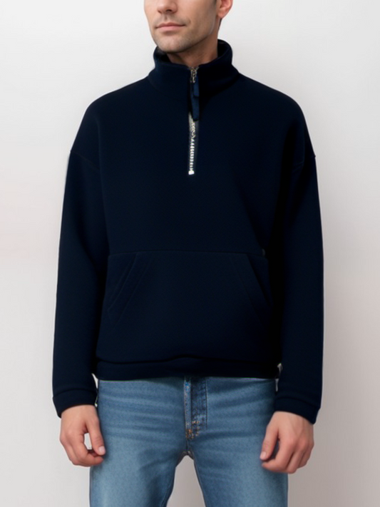 Recycled Windbreaker Fleece Quarter Zip | Vegan Fleeces