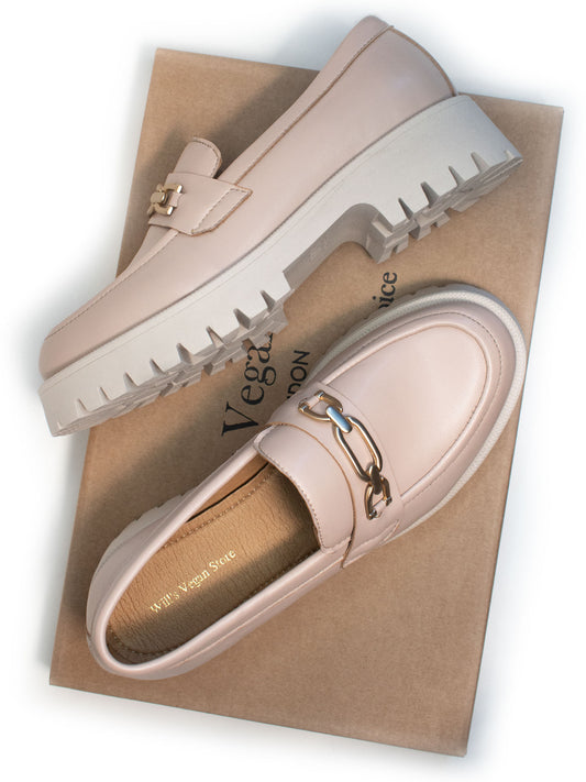 Track Sole Loafers | Vegan Loafers