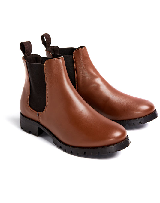 Botas Chelsea con banda de rodadura profunda de lujo  | Zapatos veganos para mujer