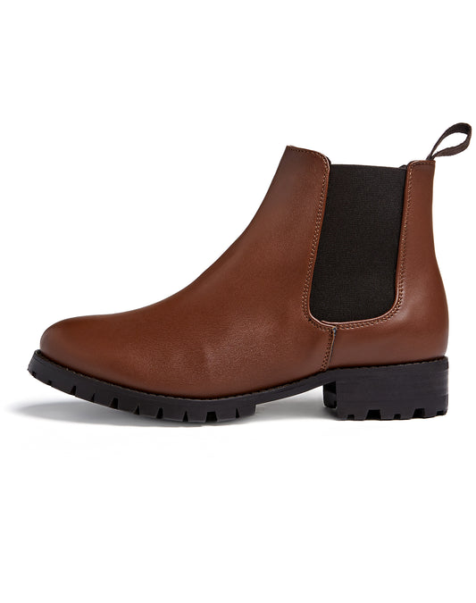 Botas Chelsea con banda de rodadura profunda de lujo  | Zapatos veganos para mujer