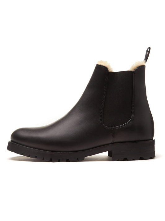 Luxe Insulated Deep Tread Chelsea Boots | Vegan Winter Boots