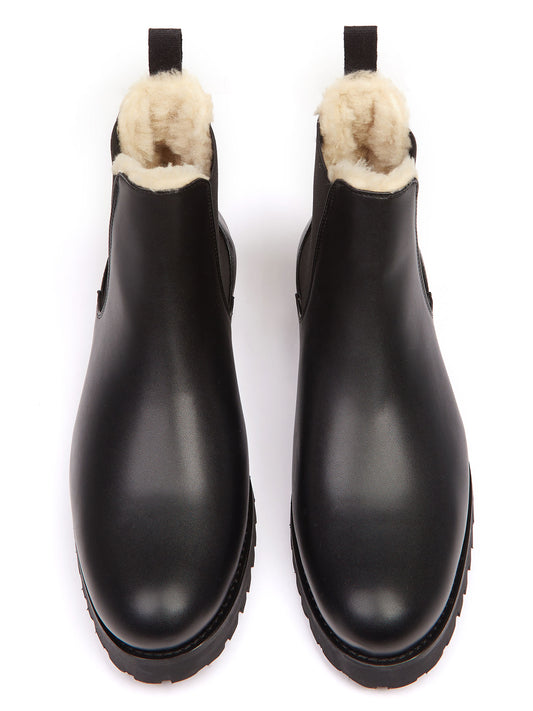 Luxe Insulated Deep Tread Chelsea Boots | Vegan Winter Boots