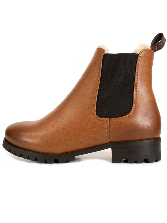 Botas Chelsea con banda de rodadura profunda y aislamiento Luxe  | Zapatos veganos para mujer