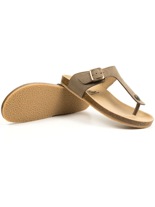 Toe Peg Footbed Sandals | Vegan Men's Shoes