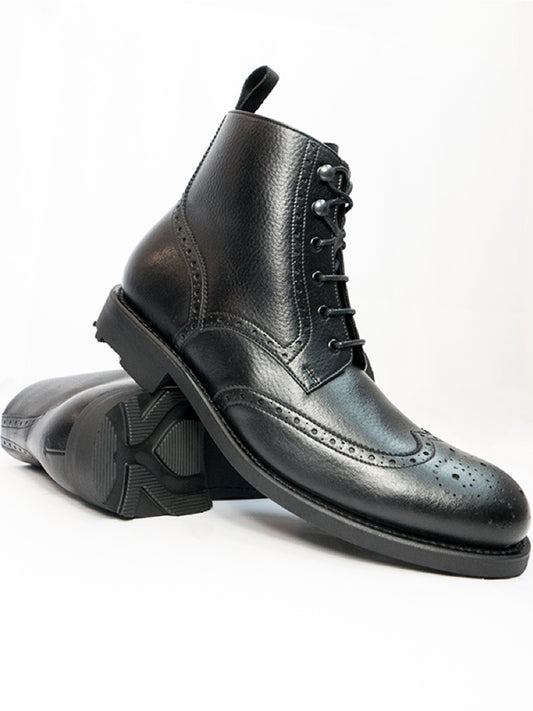 Botas brogue con ribete Goodyear | Zapatos veganos para hombre