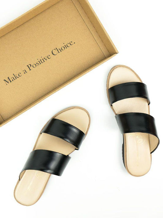 Two Strap Sandals | Vegan Sandals